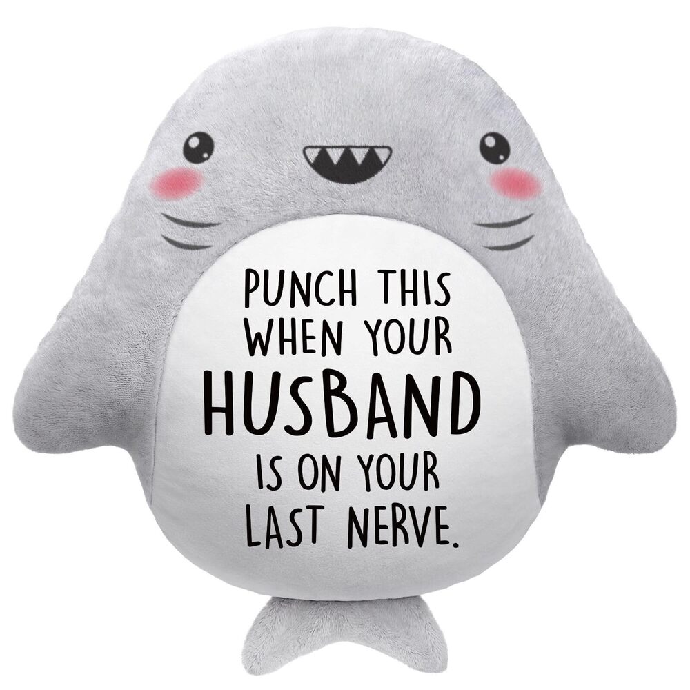 3023 Novelty Cute Plush Shark Pillow- Funny Anniversary Birthday Gifts